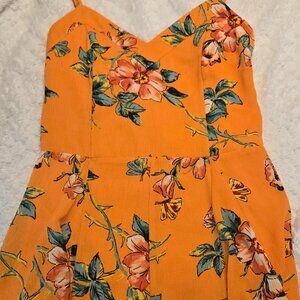 ALI & JAY Orange Floral Mini DressCUTE SUMMER DRESS LIKE NEW CONDITION